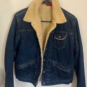 Vintage Levi’s Red Tab Sherpa-Lined Denim Coat